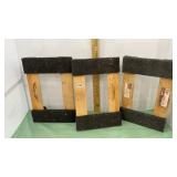 Three moving dollies