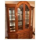 Beveled glass display case 88ï¿½ tall 64ï¿½wide 20ï¿½