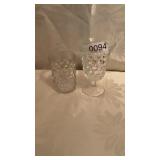 Fostoria glasses box lot approximately 25