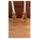 Navarre candlesticks yellow