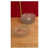 Fostoria dinner plates 8