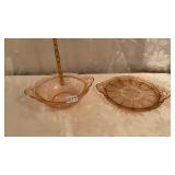 Pink depression, glass