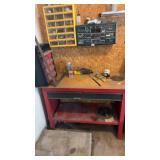 Tool bench and contents