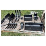 Mini Excavator attachment set