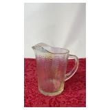 Vintage iridescent pitcher.