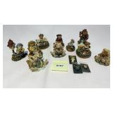 Boyd bears lot of 10 with three collectors pins