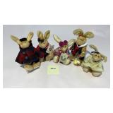 Boyd bear rabbit set of five