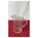 Vintage iridescent pitcher. Was used at a dance