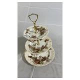 Vintage cupcake stand harvest time made in