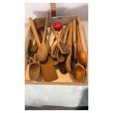 Wood spoons and utensils