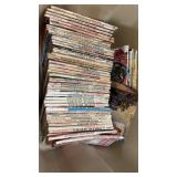 Box lot of magazines
