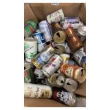 Beer can box lot