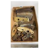 Vintage door plates and hardware