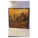 24 1/2 x 24 1/2 canvas painting set of 2 #2-31 x