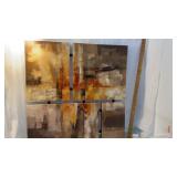 30 3/4 x 31 Canvas painting