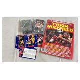 Assorted sports cards and magazine