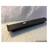 24 x 4ï¿½ black plastic shelf