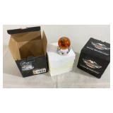 Harley Davidson globes a lot of two