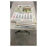 Assorted calendars
