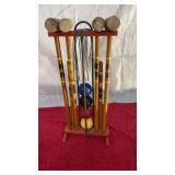 Vintage croquet set