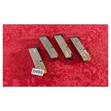Smith & Wesson 9 mm clips lot of 4
