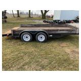 16' Texas Brag flatbed trailer