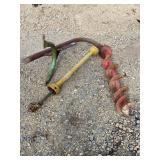 3 pt post hole drill