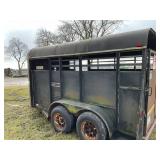14' stock trailer