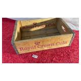 Vintage Royal crown cola wooden box
