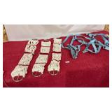 Horse halters, and cinches