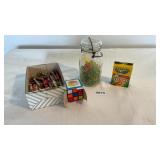 Crayon, marbles and Rubikï¿½s cube