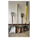 Shovels lot of four