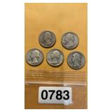 5 quarters 2-1935, 3-1936