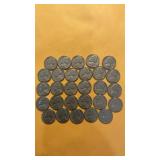 28 nickels 1940-50s