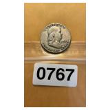 1951 Franklin half dollar