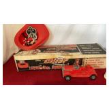 Vintage The Chief plastic fire trucks, and