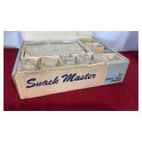 Vintage Snack Master glass set