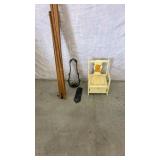 Curtain stretcher lamp holder childï¿½s porta pot