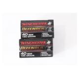 Winchester Defender 40 S&W. 165gr. (2)Boxes