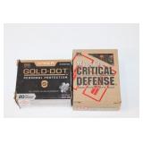 (2) Boxes Misc 40S&W. Hornady & SPEER