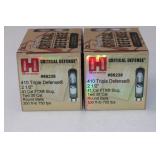 (2) Boxes Hornady Triple Defense Slug. .410