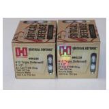 (2) Boxes Hornady Triple Defense Slug. .410