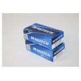 (2) Boxes Magtech. 9mm Luger. 115 gr FMJ