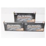 (3) Boxes CCI Blazer 380 Auto. 95gr FMJ