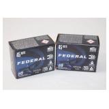 (2) Boxes Federal Syntech Defense .45auto