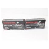 (2) Boxes Winchester Match. 5.56mm, 69gr