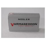 (1) Box Nosler Varmageddon. 223 Rem. 55gr
