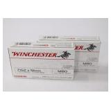 (2) boxes Winchester 7.62x51. M80. 40 rounds