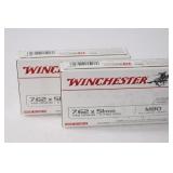 (2) boxes Winchester 7.62x51. M80. 40 rounds