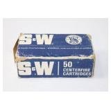 (1) Box S&W 38 Special.